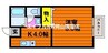 フロンティア２０００ 1Kの間取り