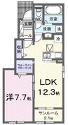 赤穂線（岡山県内）/邑久駅 徒歩15分 1階 1年未満 1LDKの間取り