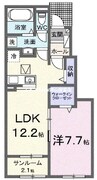 赤穂線（岡山県内）/邑久駅 徒歩15分 1階 1年未満 1LDKの間取り