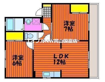 間取図 ダイニサンシャイン　Ａ