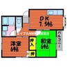 カルチャーハウス　弐番館 2DKの間取り