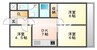 セントエルモ門田文化町 3DKの間取り