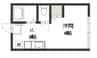 津山線/法界院駅 徒歩3分 1階 築33年 1Rの間取り