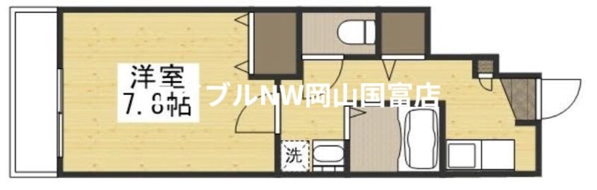 間取図 山陽本線（中国）/東岡山駅 徒歩6分 1階 築6年