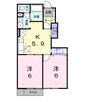 赤穂線（岡山県内）/西大寺駅 徒歩39分 1階 築25年 2Kの間取り
