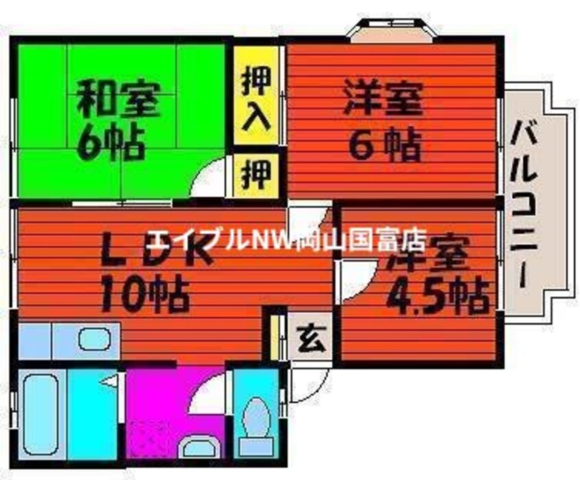 間取図 ドリームタウンⅡ