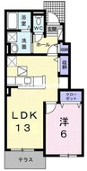 赤穂線（岡山県内）/長船駅 徒歩11分 1階 築11年 1LDKの間取り