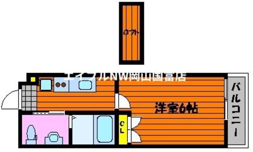 間取図 Blue.Residence浜