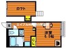 レオパレスアロハ　Ｂ 1Kの間取り