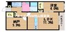 岡山市電東山本線<岡山電気軌道>/東山・おかでんミュージアム駅 徒歩65分 2階 築浅 1LDK+Sの間取り