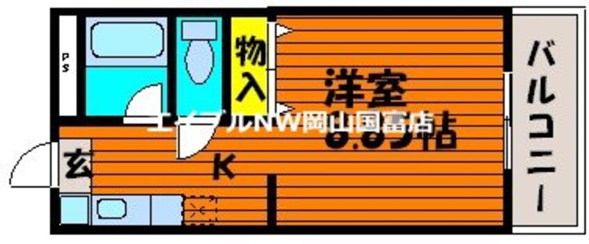 間取図 はなはうす東岡山マンション