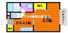 S.T.Villa TSUSHIMA Ｃ 1Kの間取り