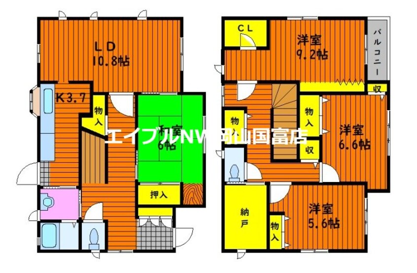 間取図 アビオ目黒台戸建て