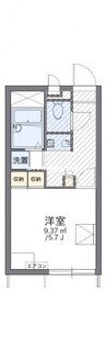 津山線/法界院駅 徒歩16分 1階 築16年 1Kの間取り
