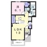 赤穂線（岡山県内）/大富駅 徒歩29分 1階 築12年 1LDKの間取り