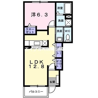 間取図 メゾンフォレスタＢ棟