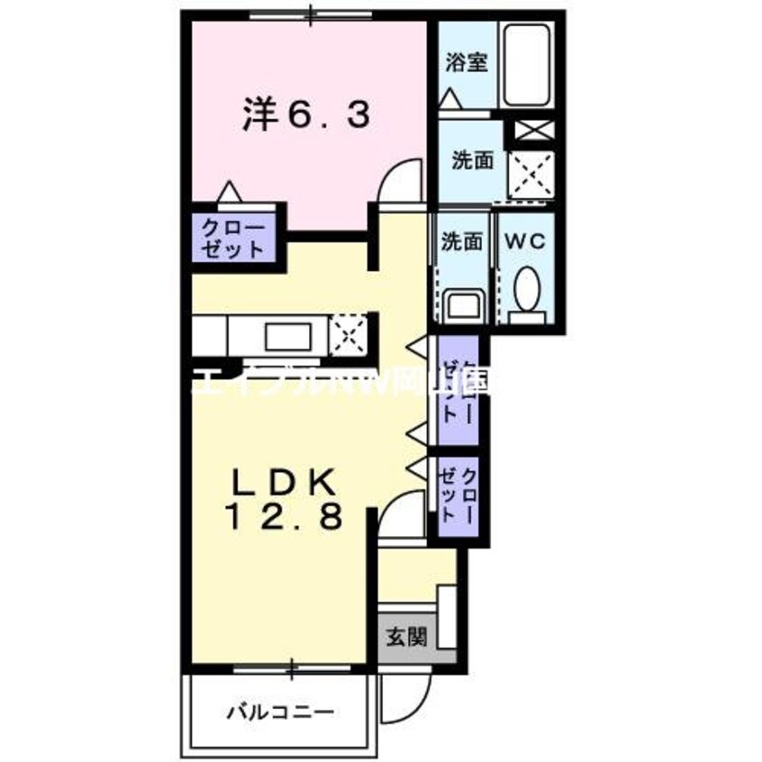 間取図 メゾンフォレスタＢ棟