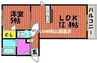 ルミエール 1LDKの間取り