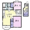 山陽本線（中国）/和気駅 徒歩15分 2階 築20年 2LDKの間取り