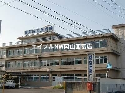 瀬戸内市立瀬戸内市民病院(病院)まで8396m 赤穂線（岡山県内）/邑久駅 徒歩89分 3階 築49年