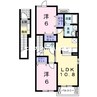 赤穂線（岡山県内）/大多羅駅 徒歩18分 2階 築18年 2LDKの間取り