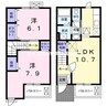赤穂線（岡山県内）/伊部駅 徒歩9分 1階 築7年 2LDKの間取り