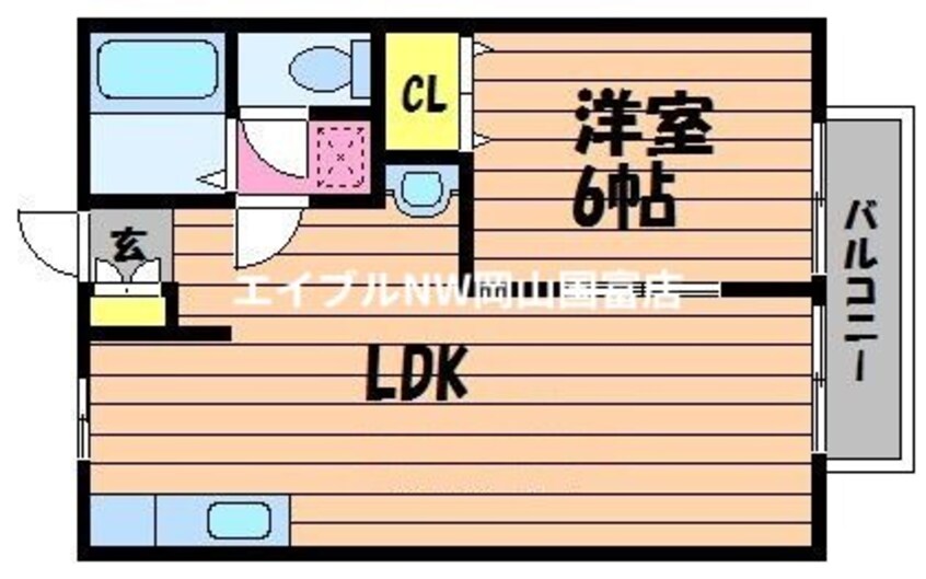 間取図 アビタシオンくわの