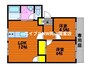 山陽本線（中国）/高島駅 徒歩16分 1階 築35年 2LDKの間取り
