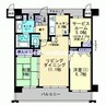 アルファステイツ後楽園 3LDKの間取り