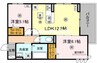 山陽本線（中国）/高島駅 徒歩9分 1階 1年未満 2LDKの間取り