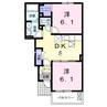 赤穂線（岡山県内）/長船駅 徒歩28分 1階 築11年 2DKの間取り