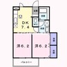 赤穂線（岡山県内）/伊部駅 徒歩13分 1階 築26年 2DKの間取り