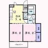 赤穂線（岡山県内）/伊部駅 徒歩13分 1階 築27年 2DKの間取り