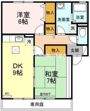 間取図 クレセント中島