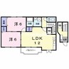 赤穂線（岡山県内）/西大寺駅 徒歩18分 2階 築22年 2LDKの間取り