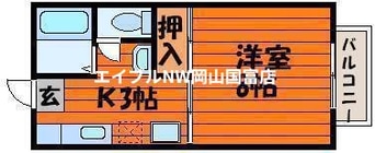 間取図 クライン・ブリュッケＢ