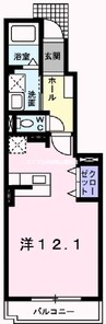 岡山市電東山本線<岡山電気軌道>/東山・おかでんミュージアム駅 徒歩39分 1階 築17年 1Rの間取り