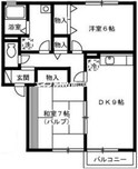 クレセント中島の間取図