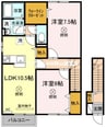 プレミール今在家 2LDKの間取り