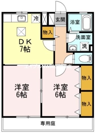 間取図 アヴニール山本