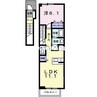 岡山市電東山本線<岡山電気軌道>/東山・おかでんミュージアム駅 徒歩50分 2階 築21年 1LDKの間取り