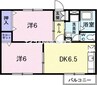 山陽本線（中国）/瀬戸駅 徒歩23分 2階 築29年 2DKの間取り