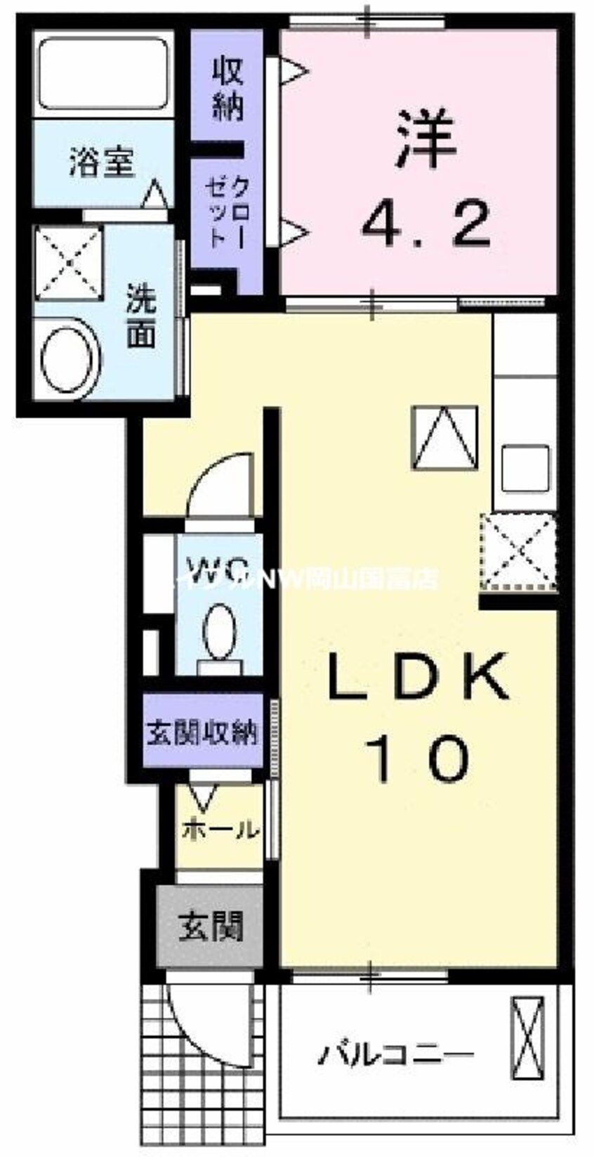 間取図 イーストガーデン