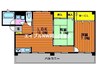 カーサ沖 2LDKの間取り