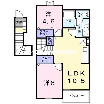 間取図 ラフィーネＡＹＡ　Ｂ棟