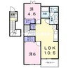 赤穂線（岡山県内）/伊里駅 徒歩16分 2階 築22年 2LDKの間取り