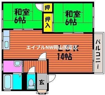 間取図 アメニティ中野