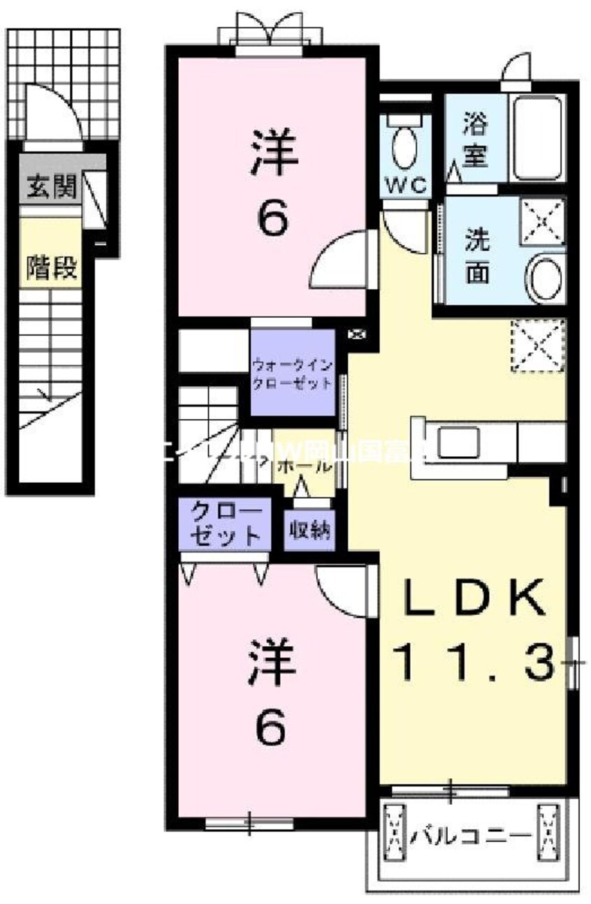 間取図 ハーモニー・ガーデンⅡ