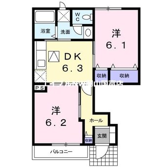 間取図 メゾンフレーズＢ