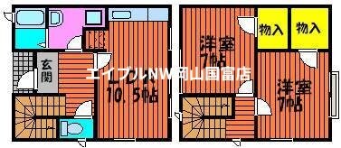 間取り図 メゾネット　Ｃ